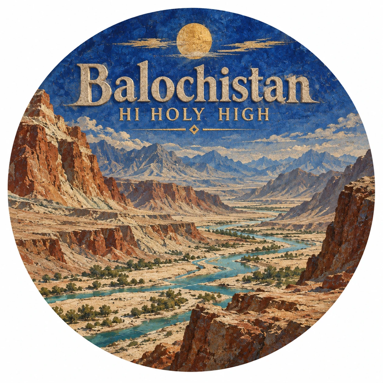 Arte provisional A-R1 · Balochistan
