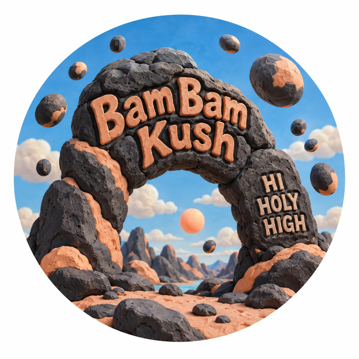 Arte provisional A-R1 · Bam Bam Kush