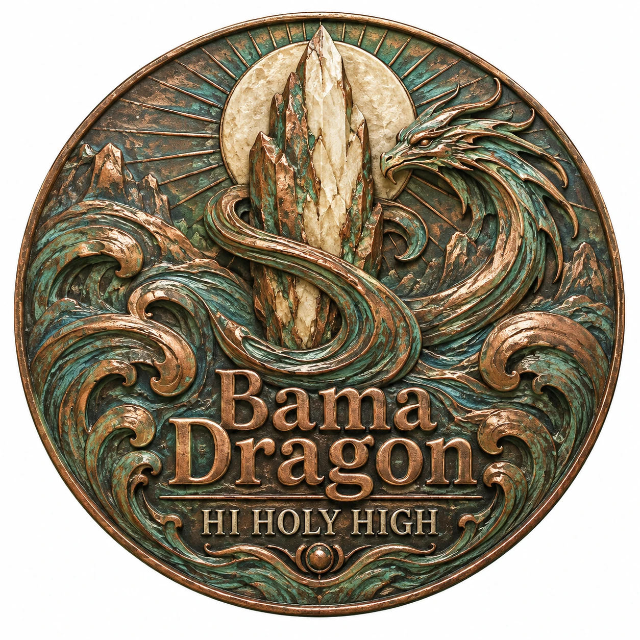 Arte provisional A-R1 · Bama Dragon