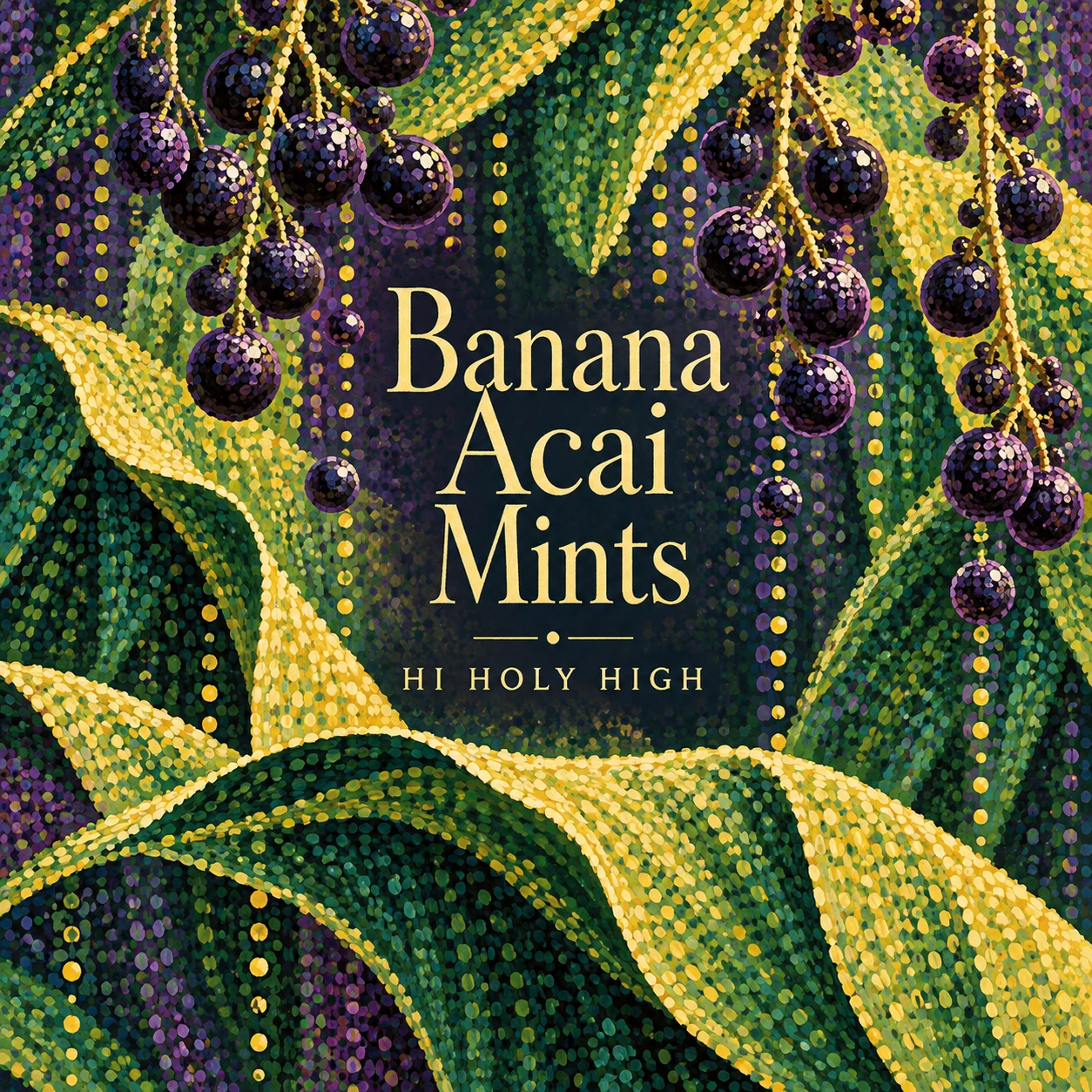 Arte provisional A-S1 · Banana Acai Mints