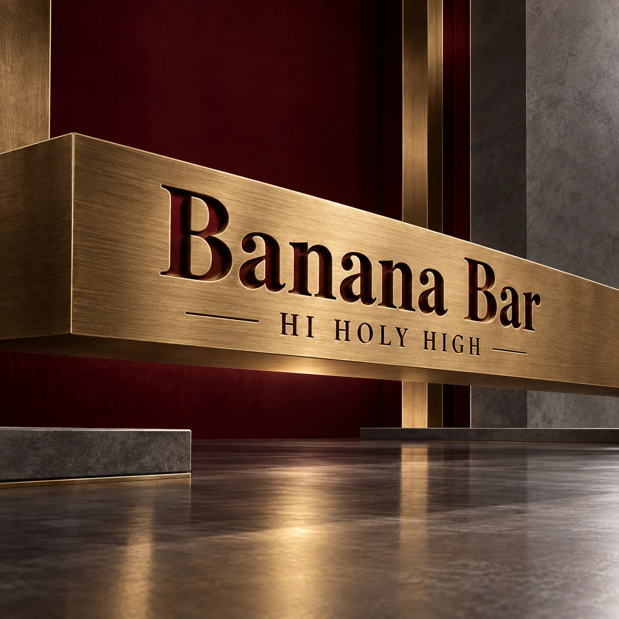 Arte provisional A-S1 · Banana Bar