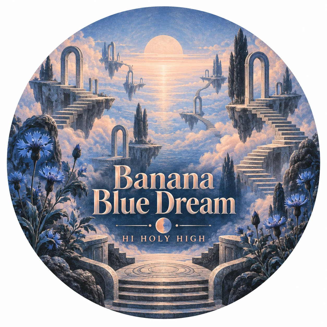 Arte provisional A-R1 · Banana Blue Dream