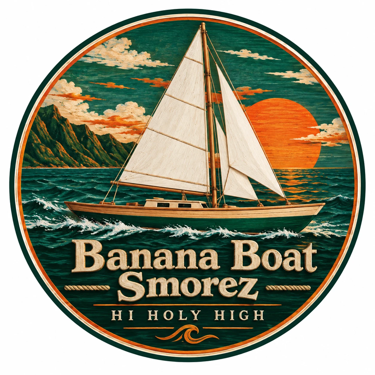 Arte provisional A-R1 · Banana Boat Smorez