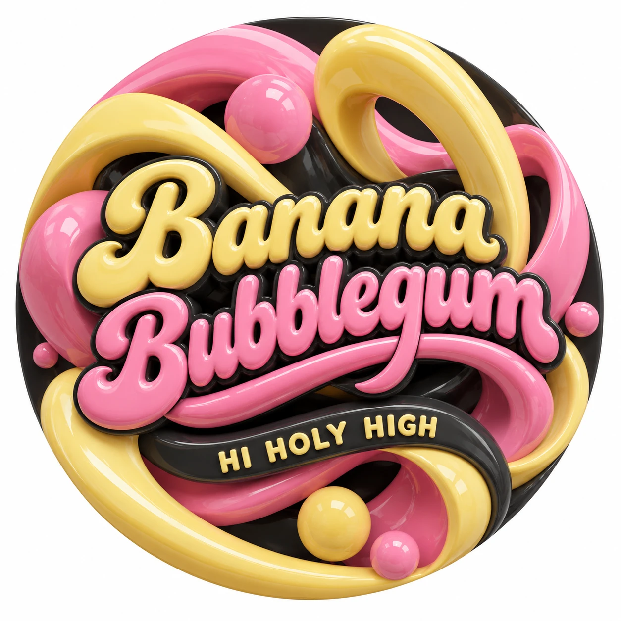 Provisional artwork A-R1 · Banana Bubblegum