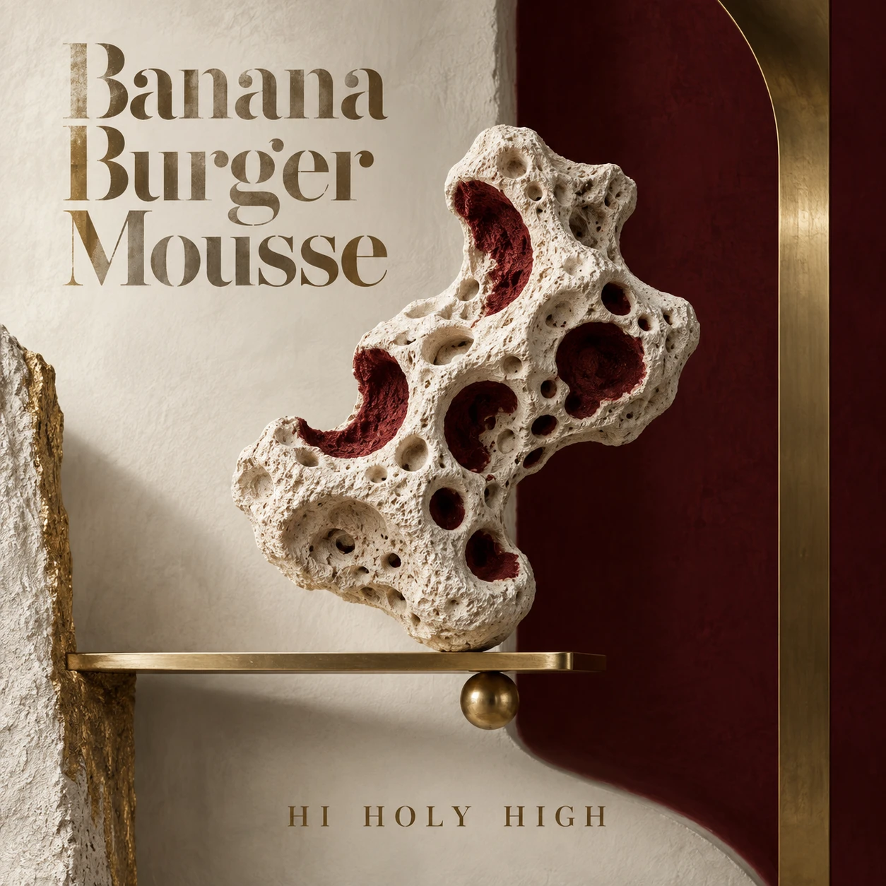 Arte provisional A-S1 · Banana Burger Mousse
