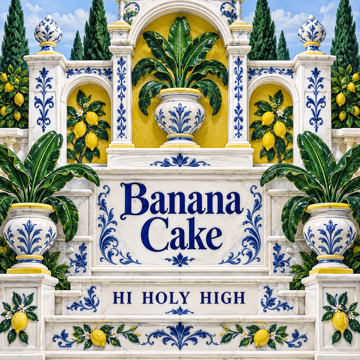 Arte provisional A-S1 · Banana Cake