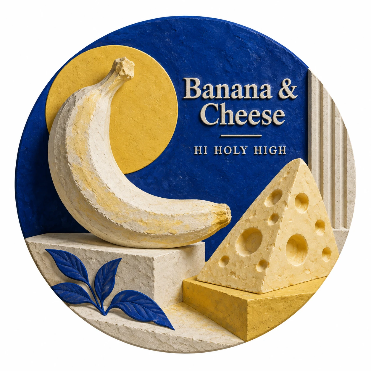 Arte provisional A-R1 · Banana & Cheese