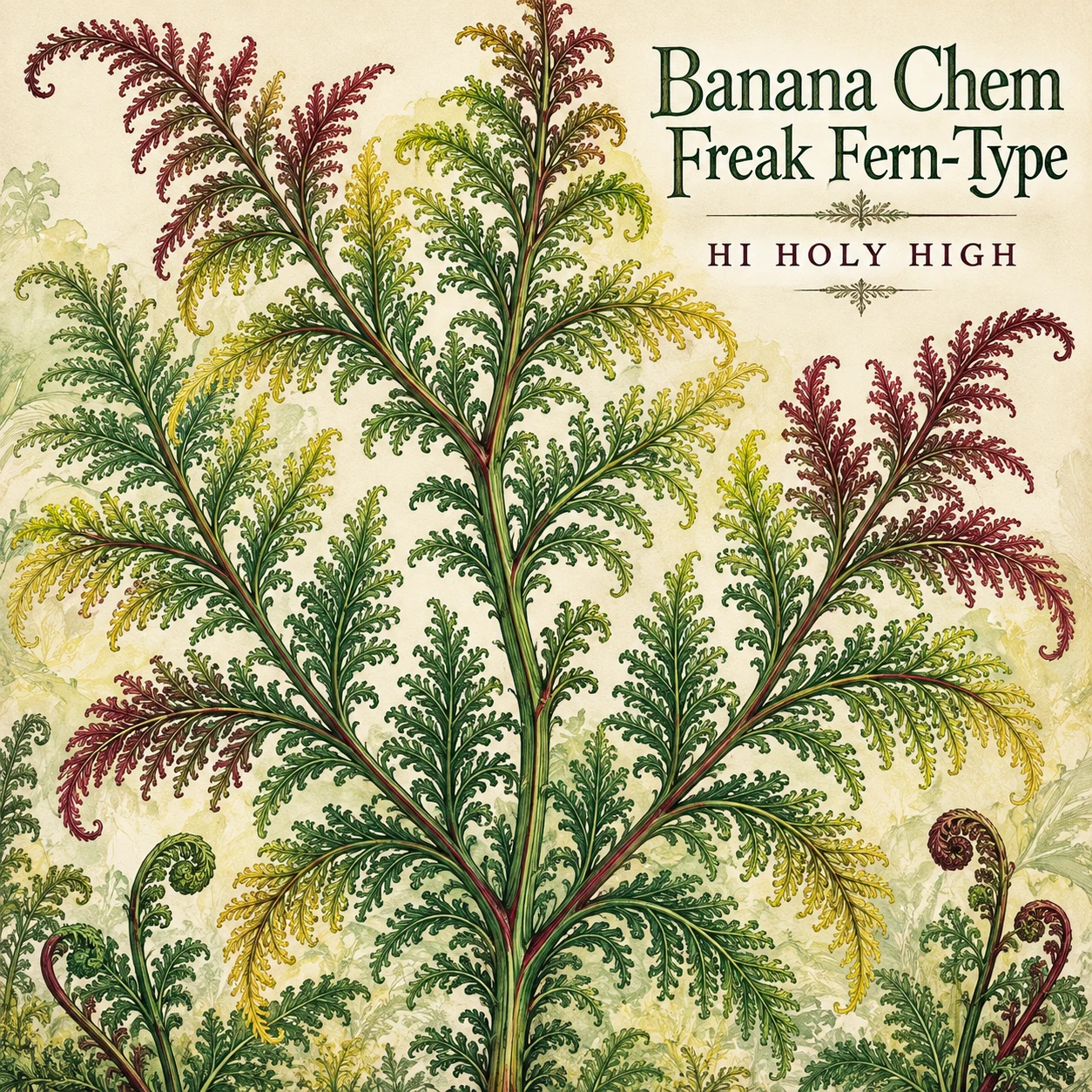 Arte provisional A-S1 · Banana Chem Freak Fern-Type