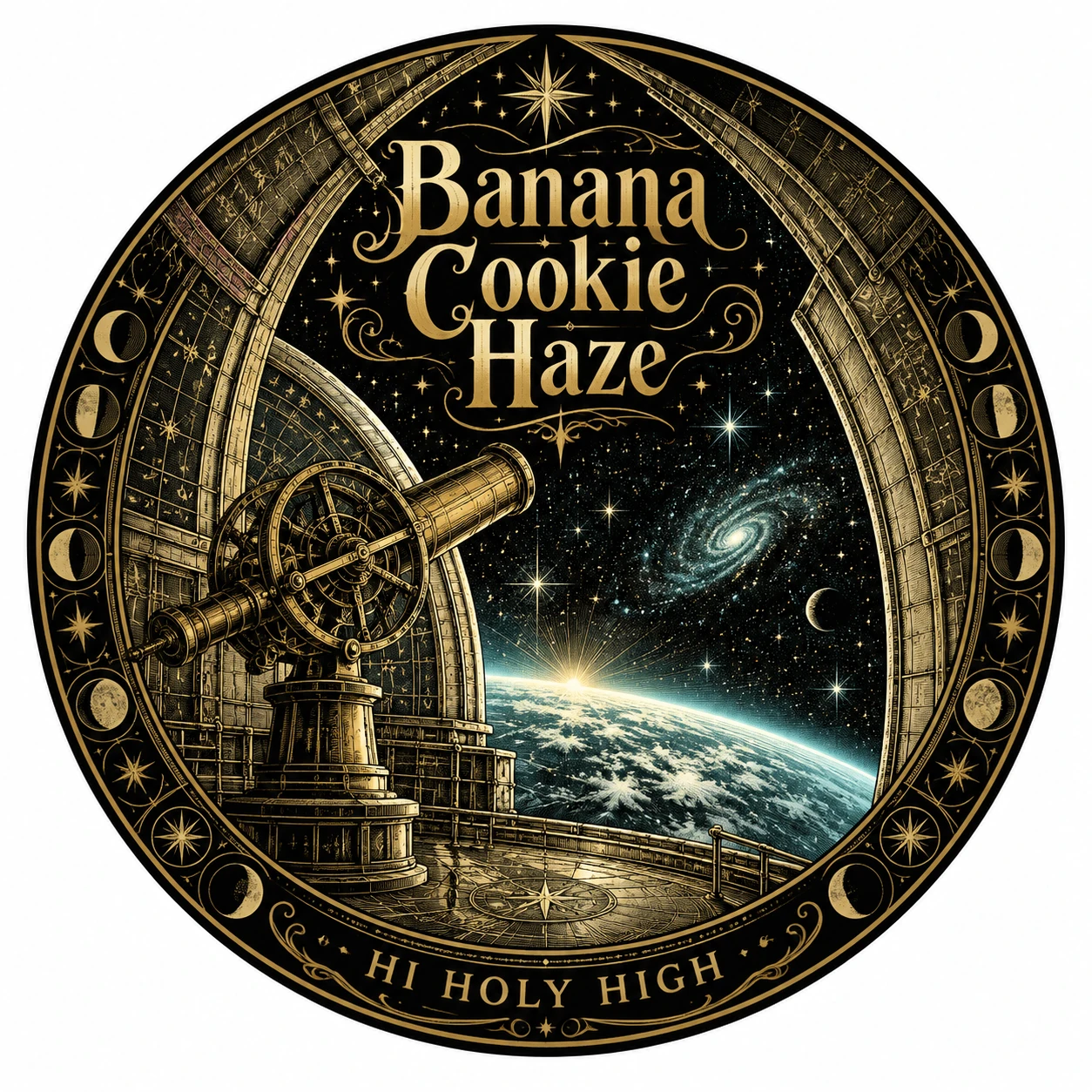 Arte provisional A-R1 · Banana Cookie Haze