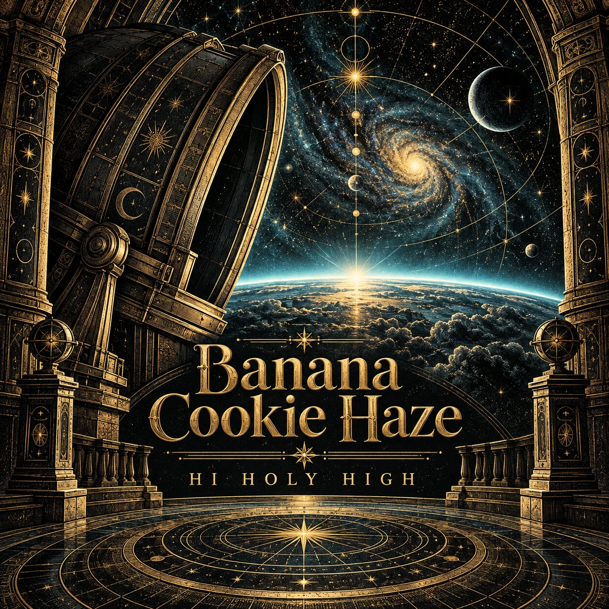 Arte provisional A-S1 · Banana Cookie Haze
