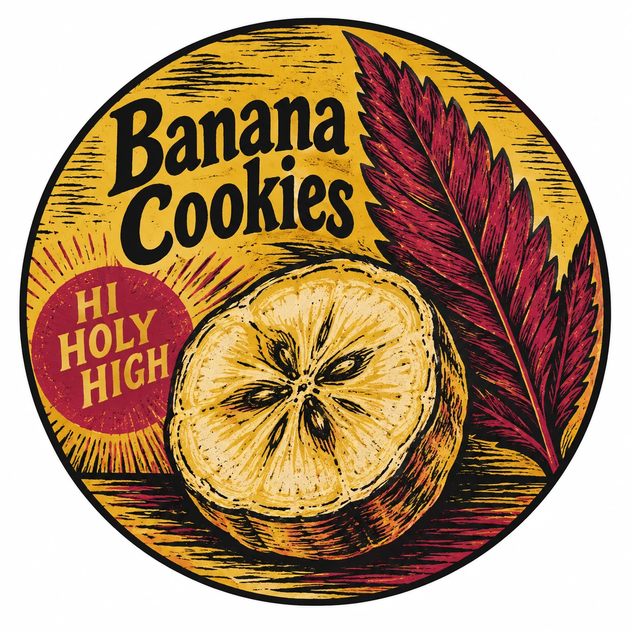 Arte provisional A-R1 · Banana Cookies