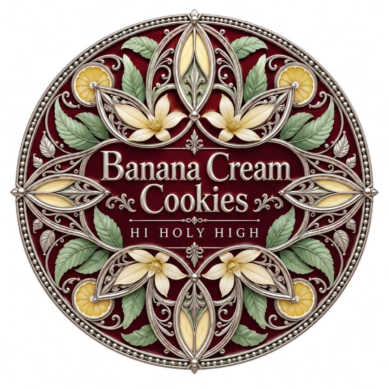 Arte provisional A-R1 · Banana Cream Cookies