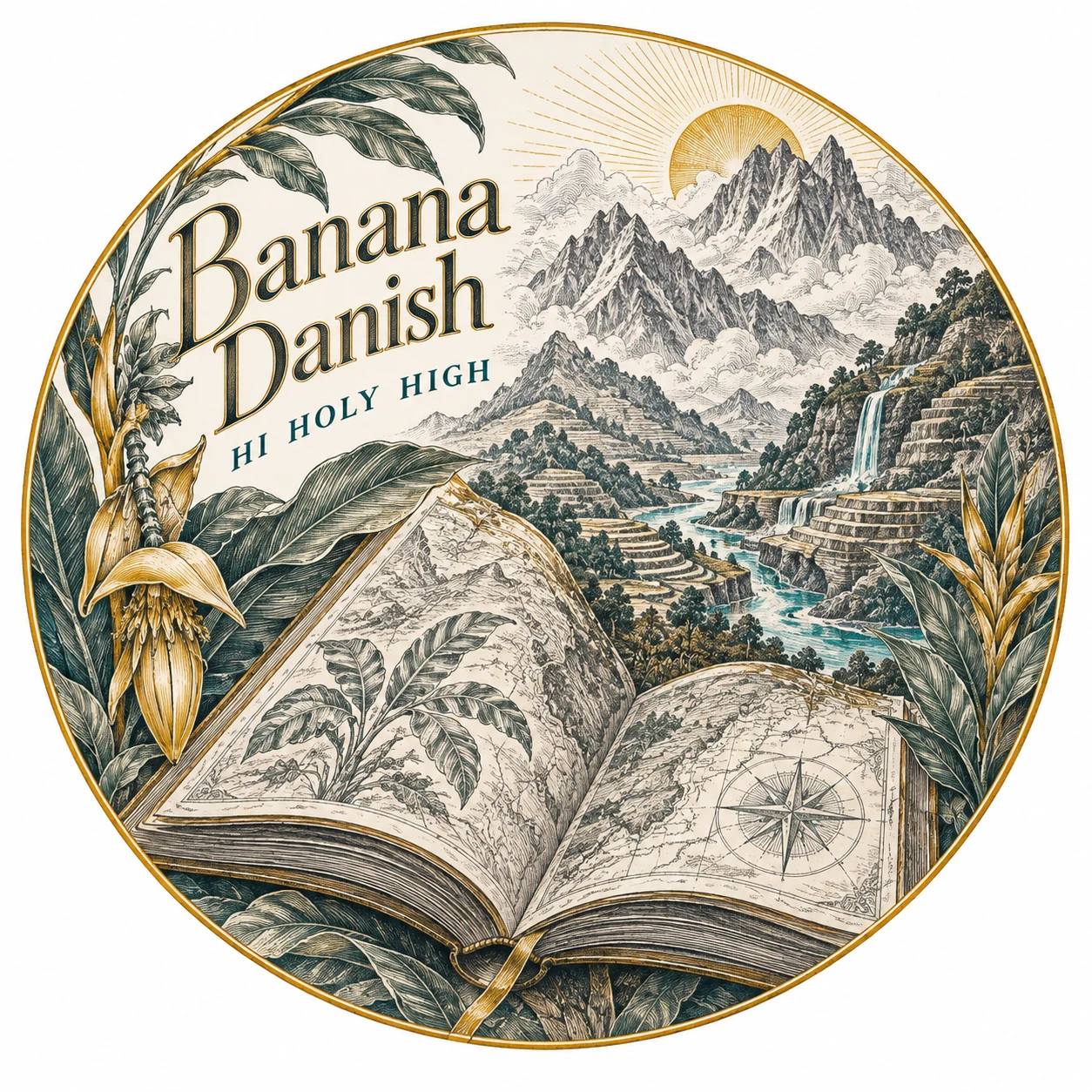 Arte provisional A-R1 · Banana Danish