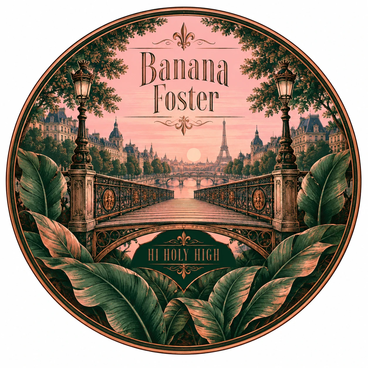 Arte provisional A-R1 · Banana Foster