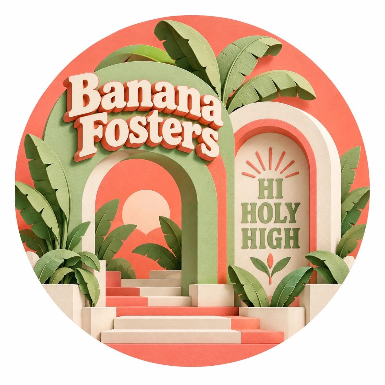 Arte provisional A-R1 · Banana Fosters