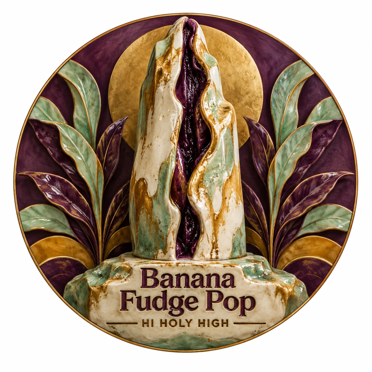 Arte provisional A-R1 · Banana Fudge Pop