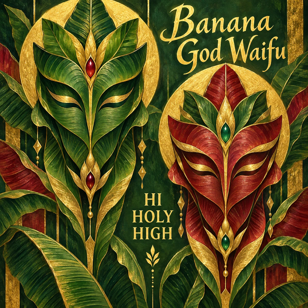 Arte provisional A-S1 · Banana God Waifu