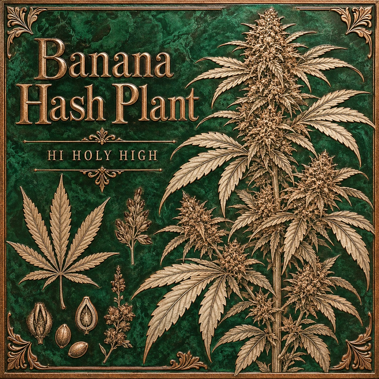 Arte provisional A-S1 · Banana Hash Plant