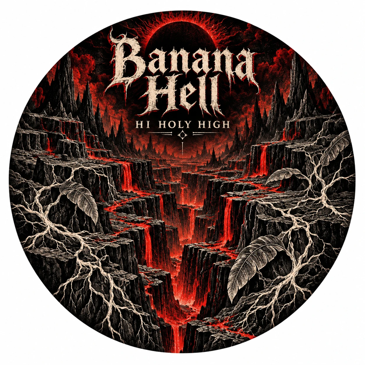 Arte provisional A-R1 · Banana Hell
