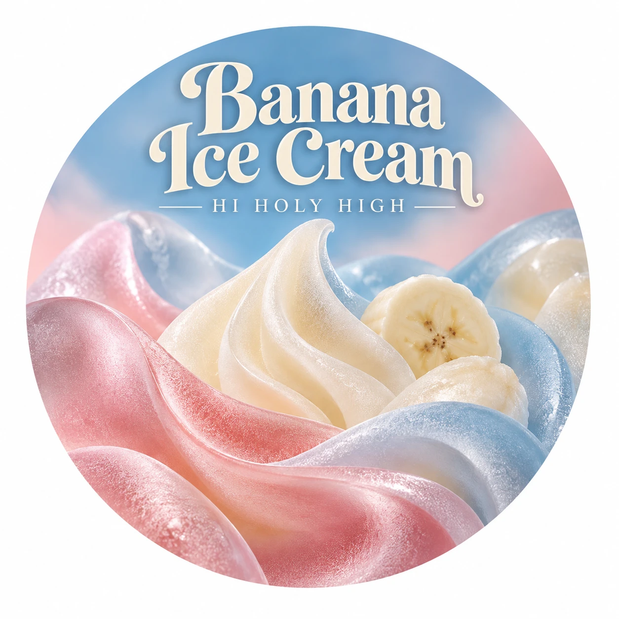Arte provisional A-R1 · Banana Ice Cream