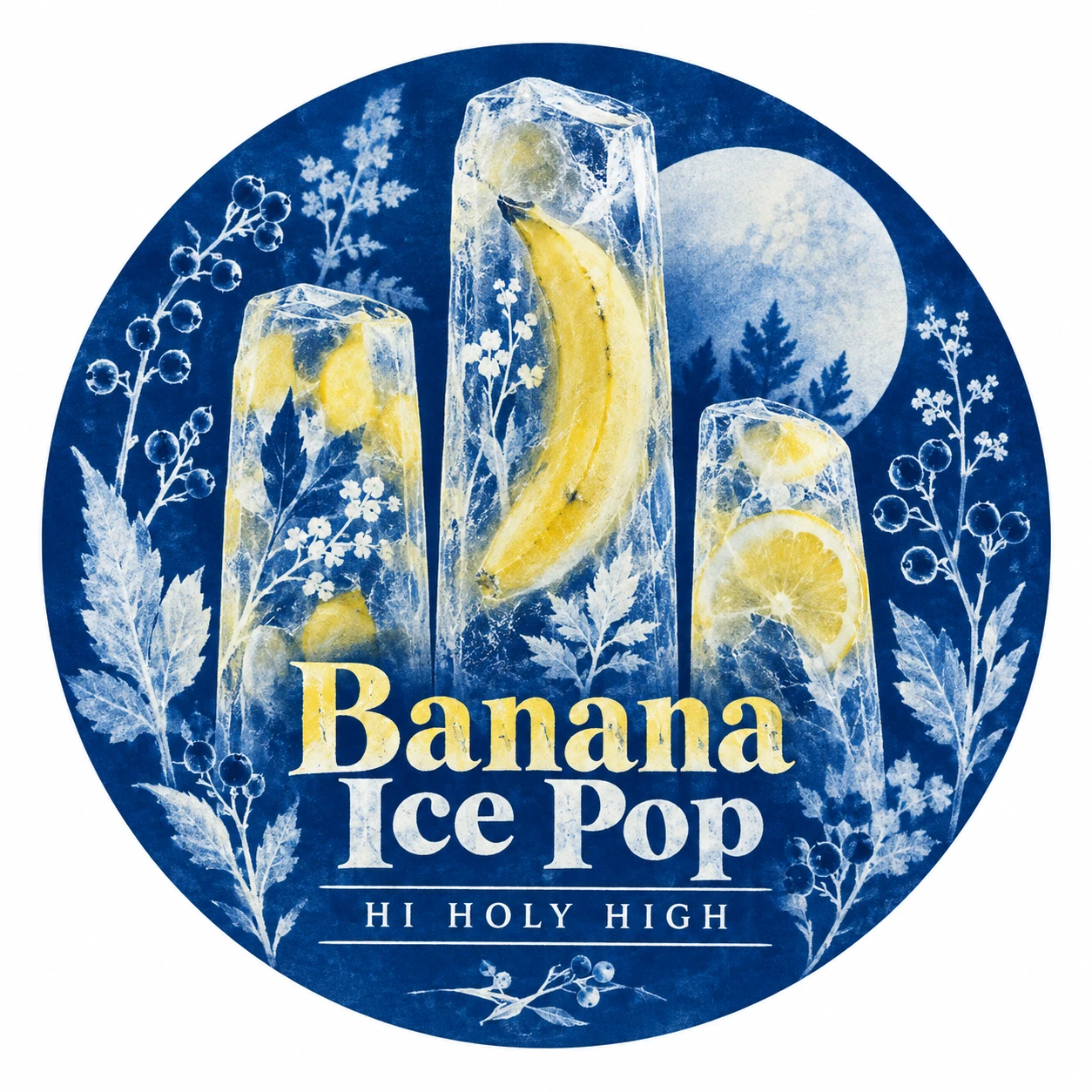 Arte provisional A-R1 · Banana Ice Pop