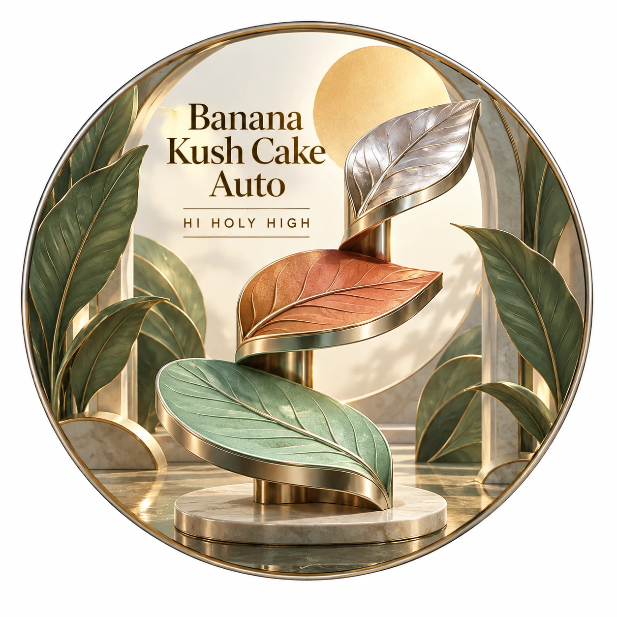 Arte provisional A-R1 · Banana Kush Cake Auto