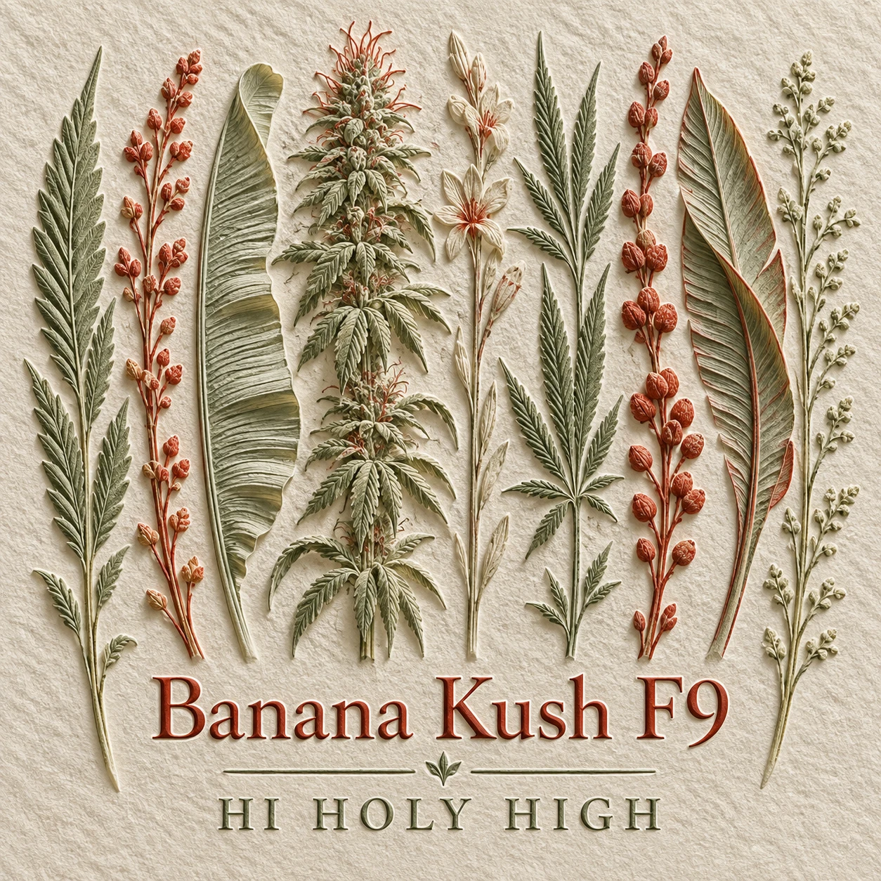 Arte provisional A-S1 · Banana Kush F9