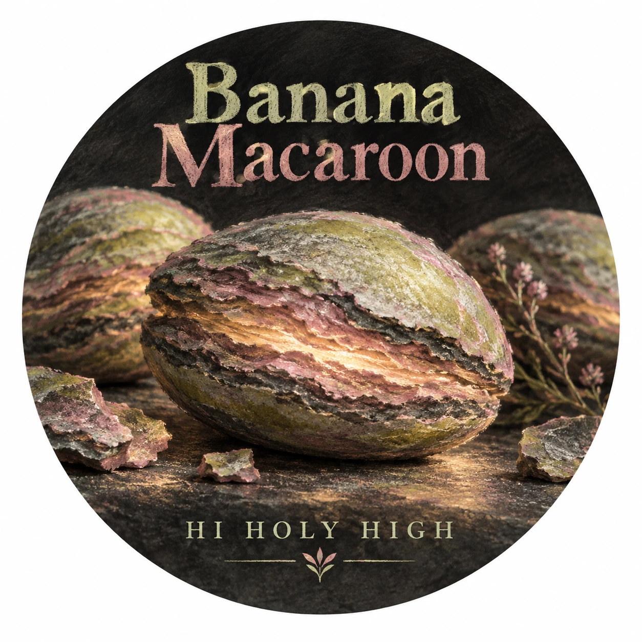 Arte provisional A-R1 · Banana Macaroon