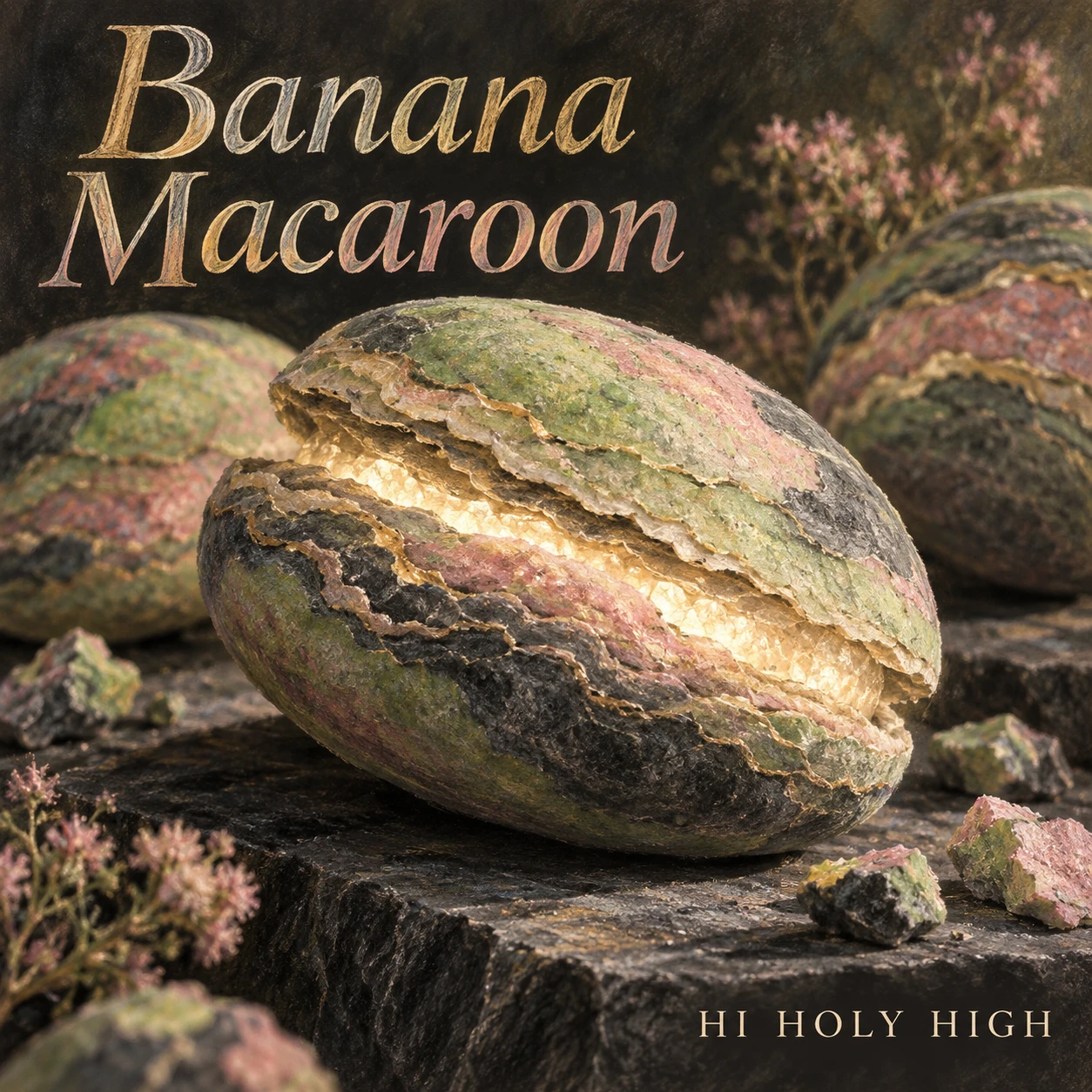 Arte provisional A-S1 · Banana Macaroon