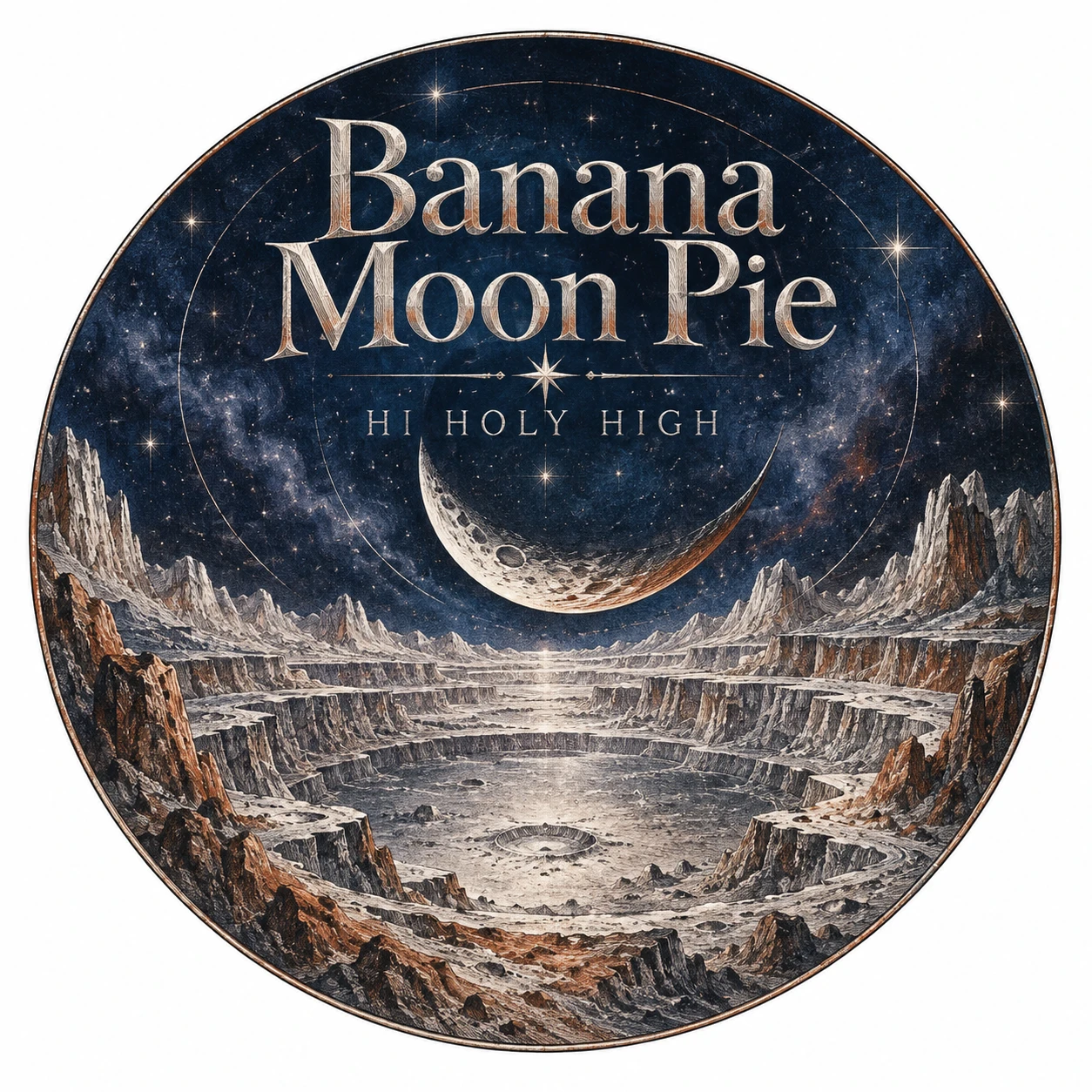 Arte provisional A-R1 · Banana Moon Pie