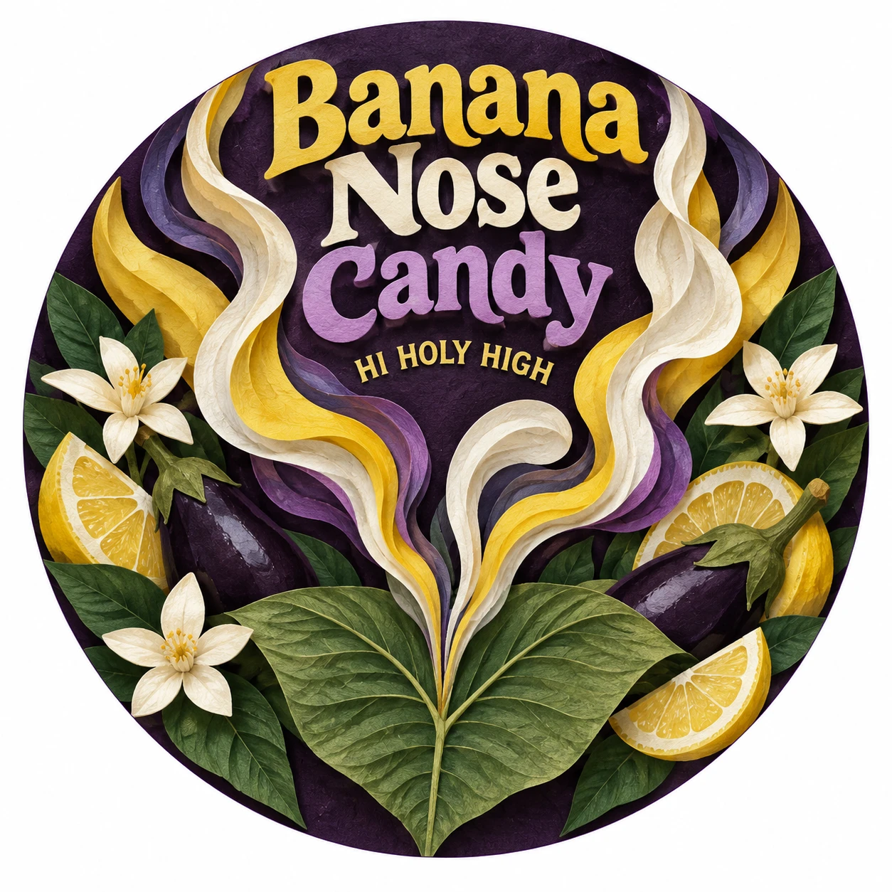 Arte provisional A-R1 · Banana Nose Candy