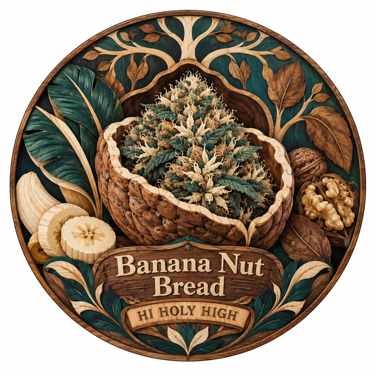 Arte provisional A-R1 · Banana Nut Bread