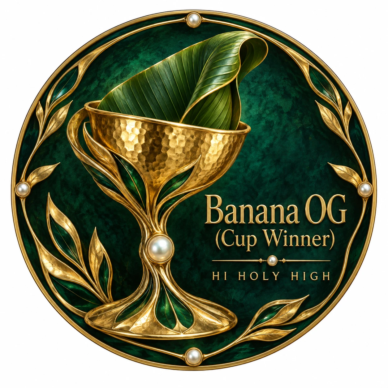 Arte provisional A-R1 · Banana OG (Cup Winner)