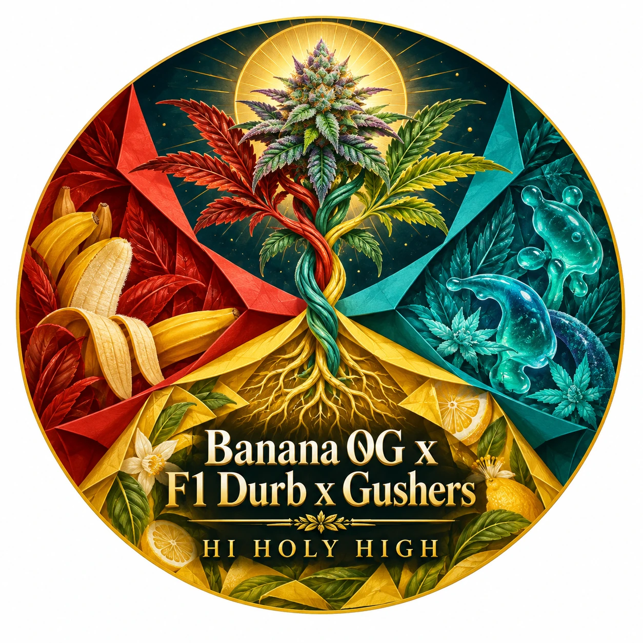 Provisional artwork A-R1 · Banana OG x F1 Durb x Gushers