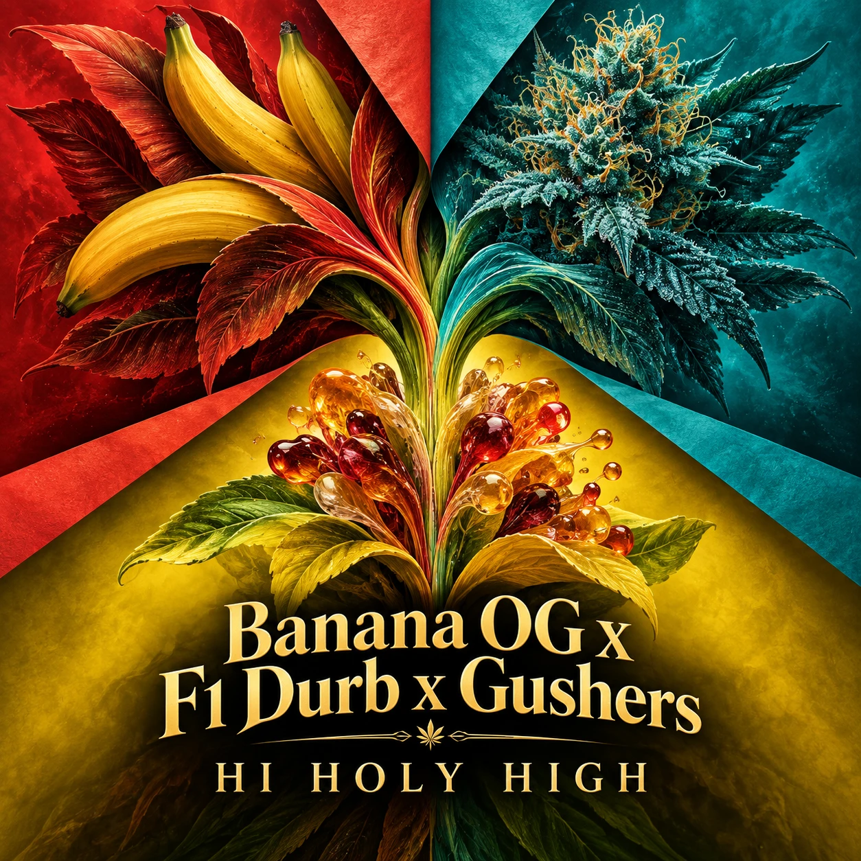 Provisional artwork A-S1 · Banana OG x F1 Durb x Gushers