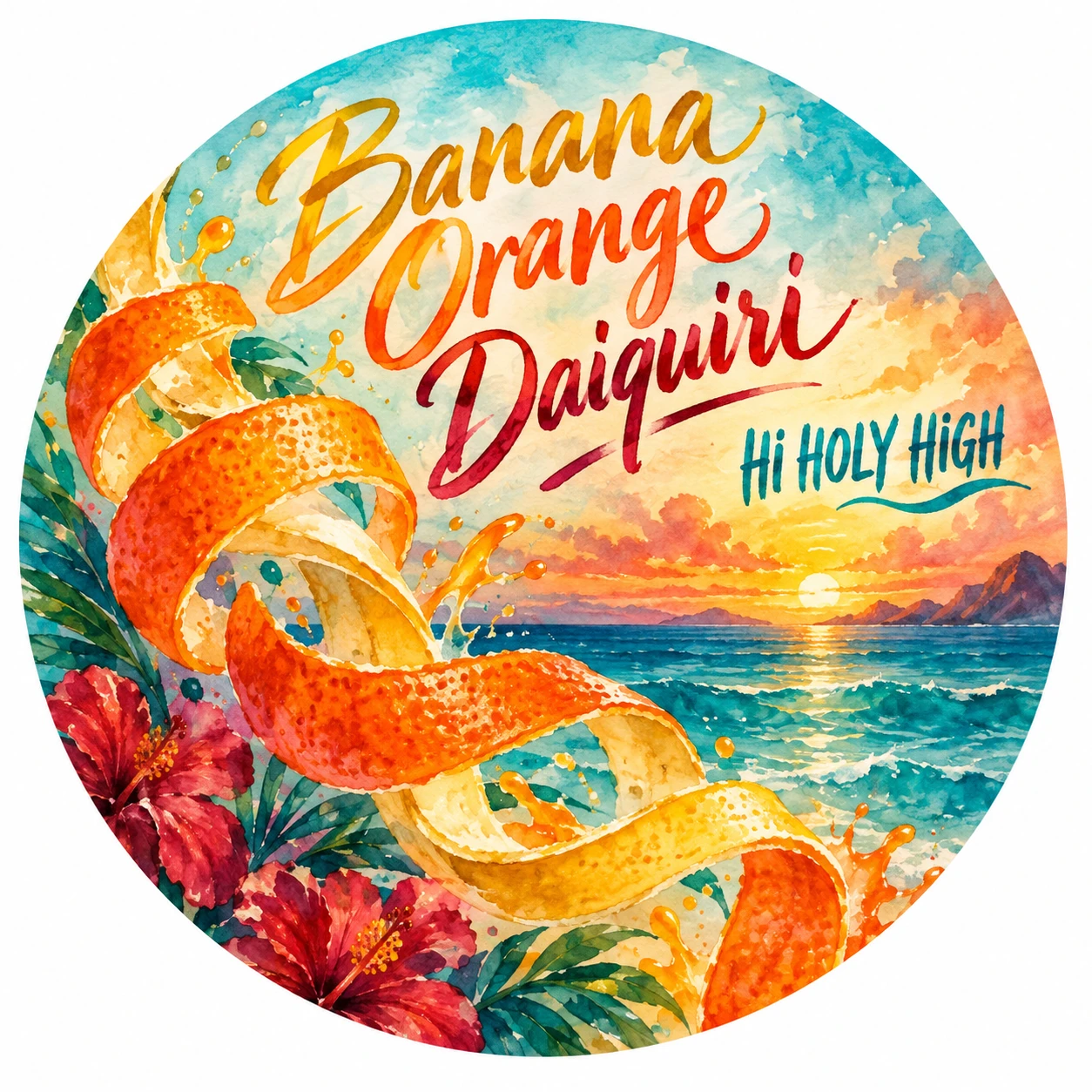 Provisional artwork A-R1 · Banana Orange Daiquiri
