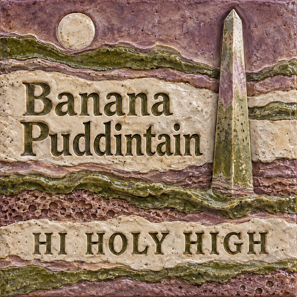 Arte provisional A-S1 · Banana Puddintain