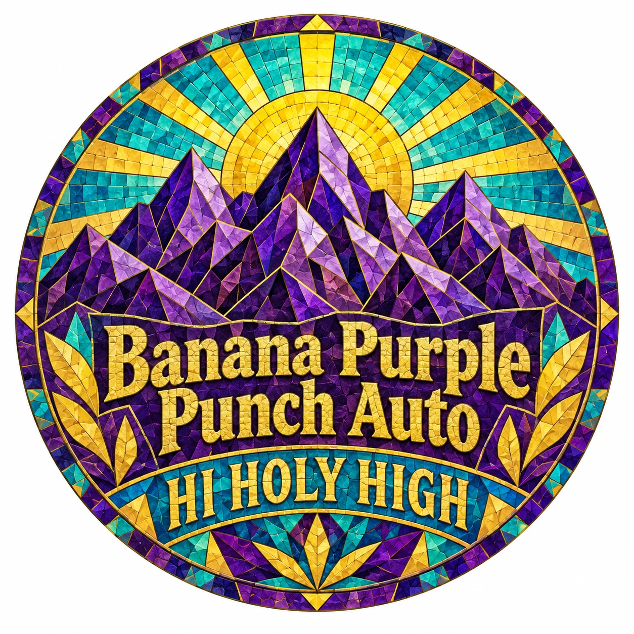 Arte provisional A-R1 · Banana Purple Punch Auto