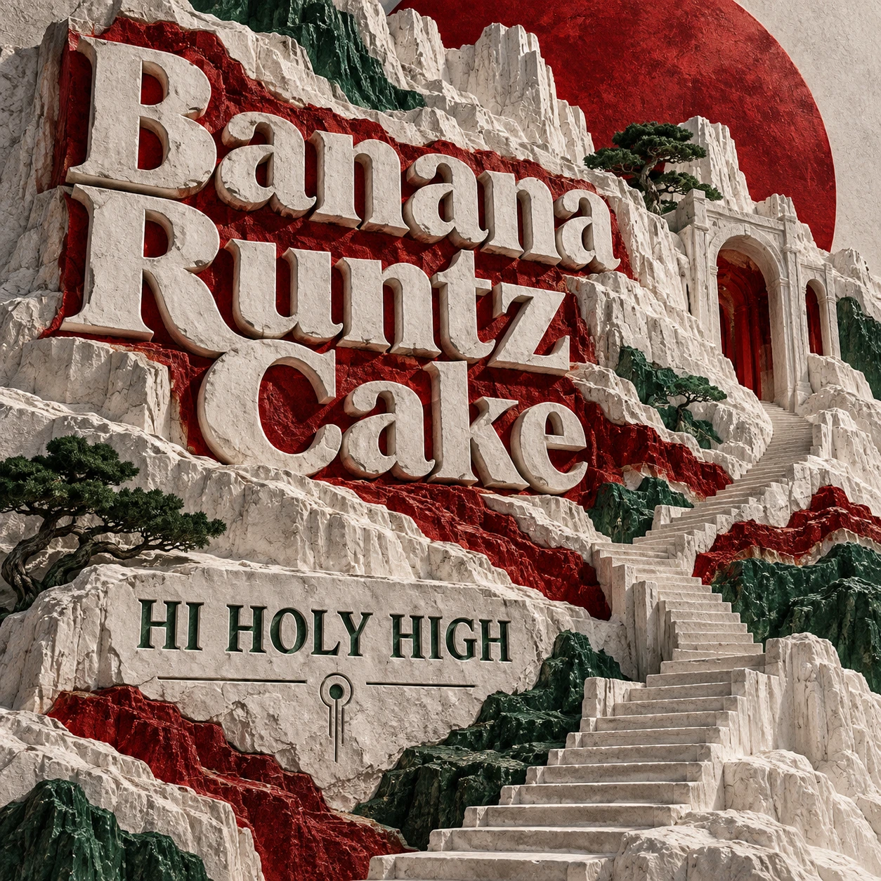 Arte provisional A-S1 · Banana Runtz Cake