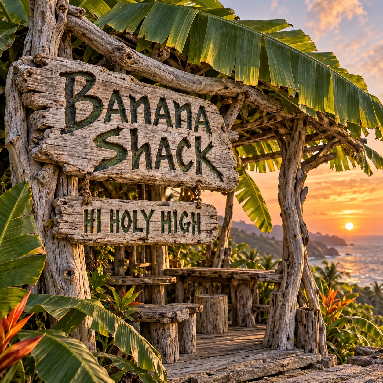 Arte provisional A-S1 · Banana Shack