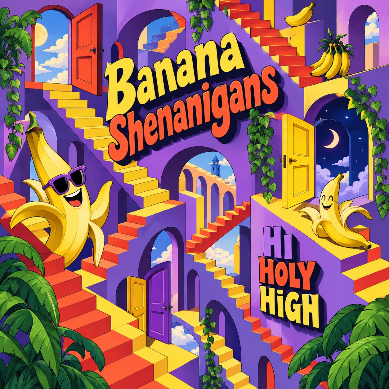 Arte provisional A-S1 · Banana Shenanigans