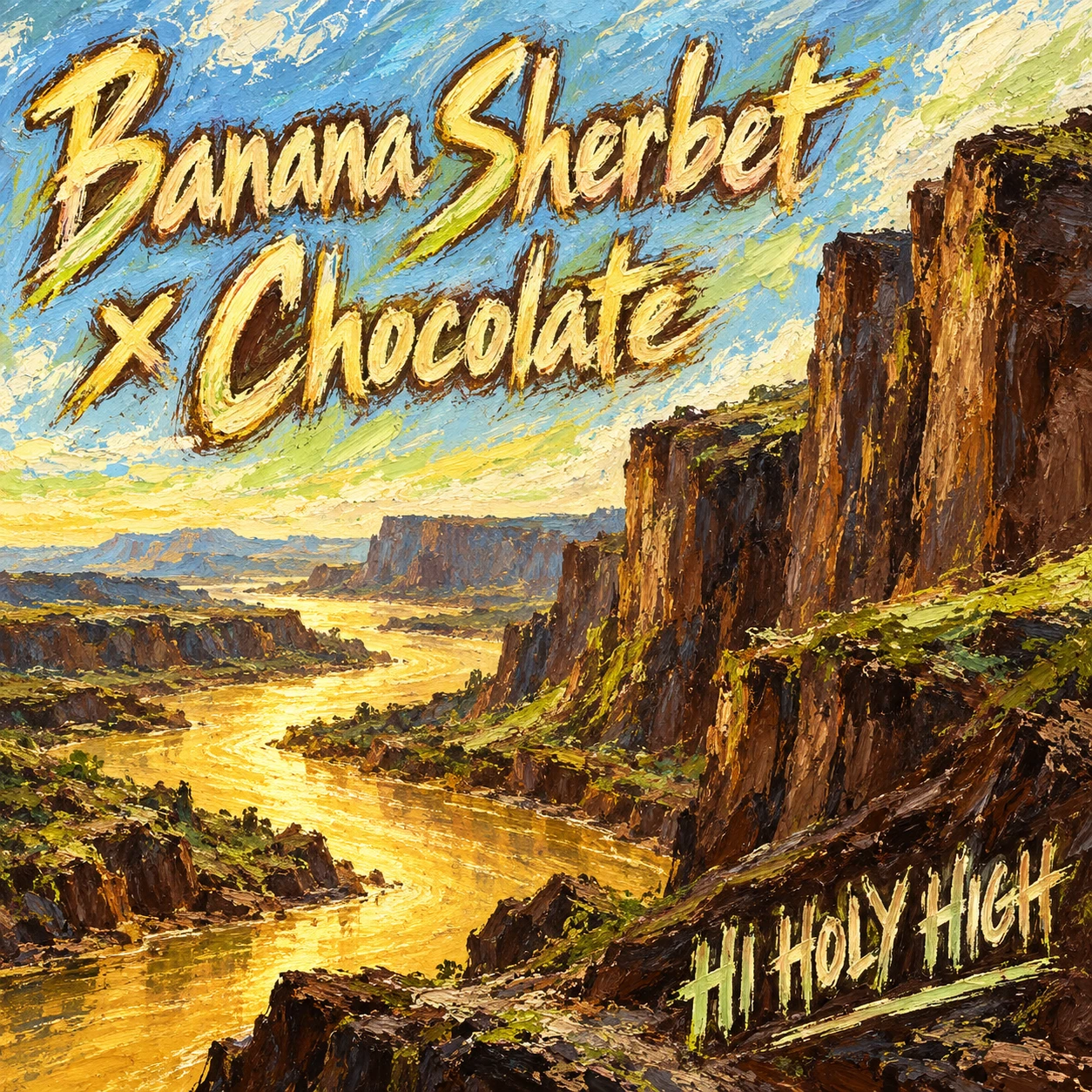 Arte provisional A-S1 · Banana Sherbet x Chocolate