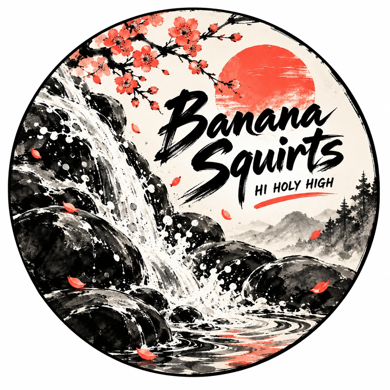 Arte provisional A-R1 · Banana Squirts