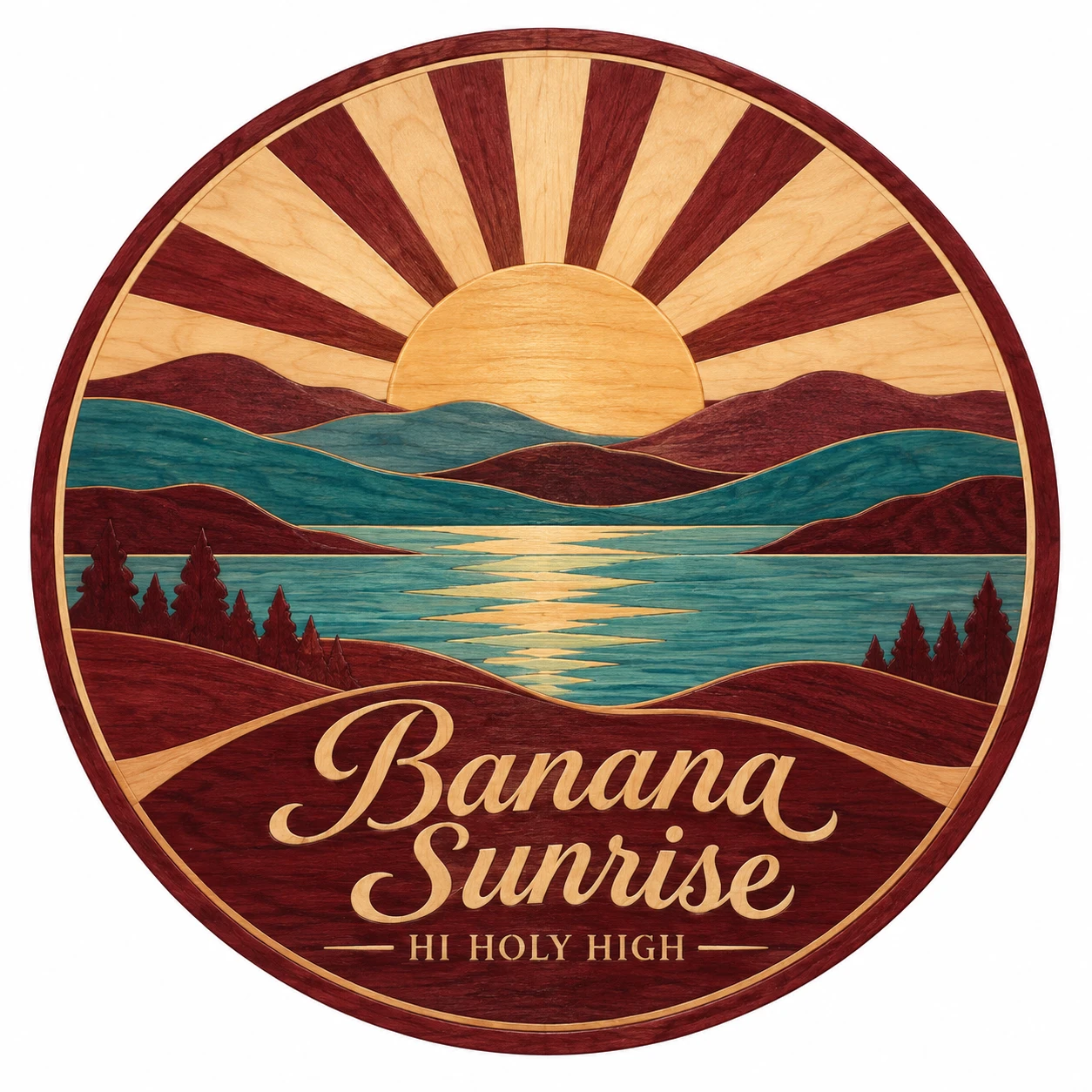 Arte provisional A-R1 · Banana Sunrise
