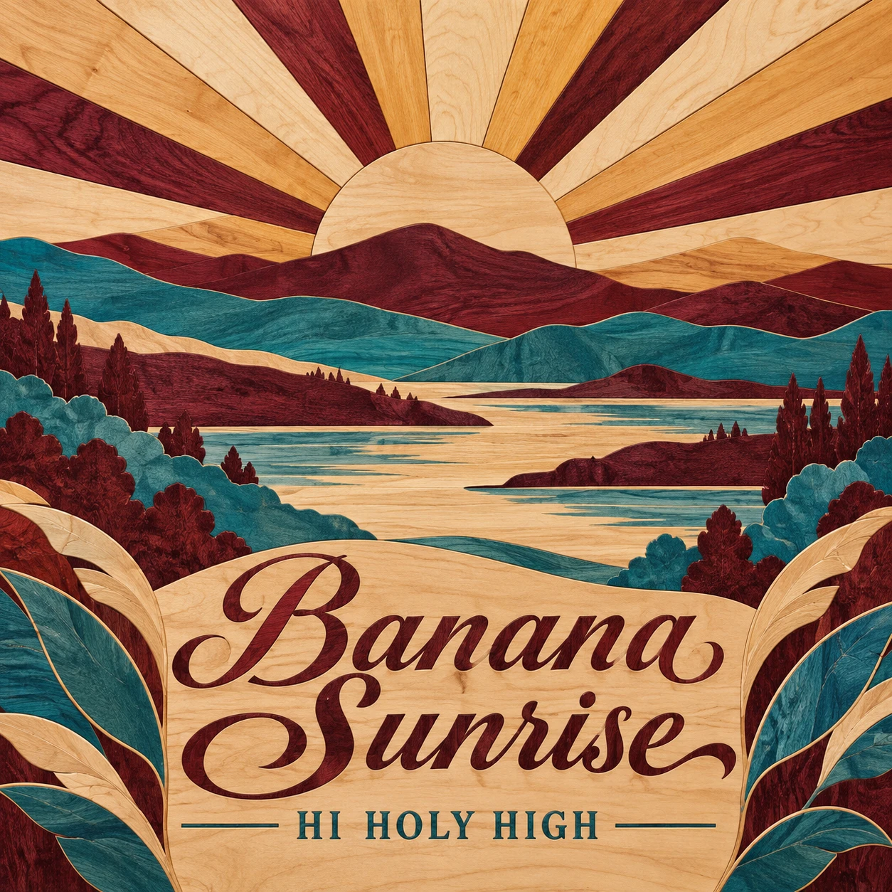 Arte provisional A-S1 · Banana Sunrise