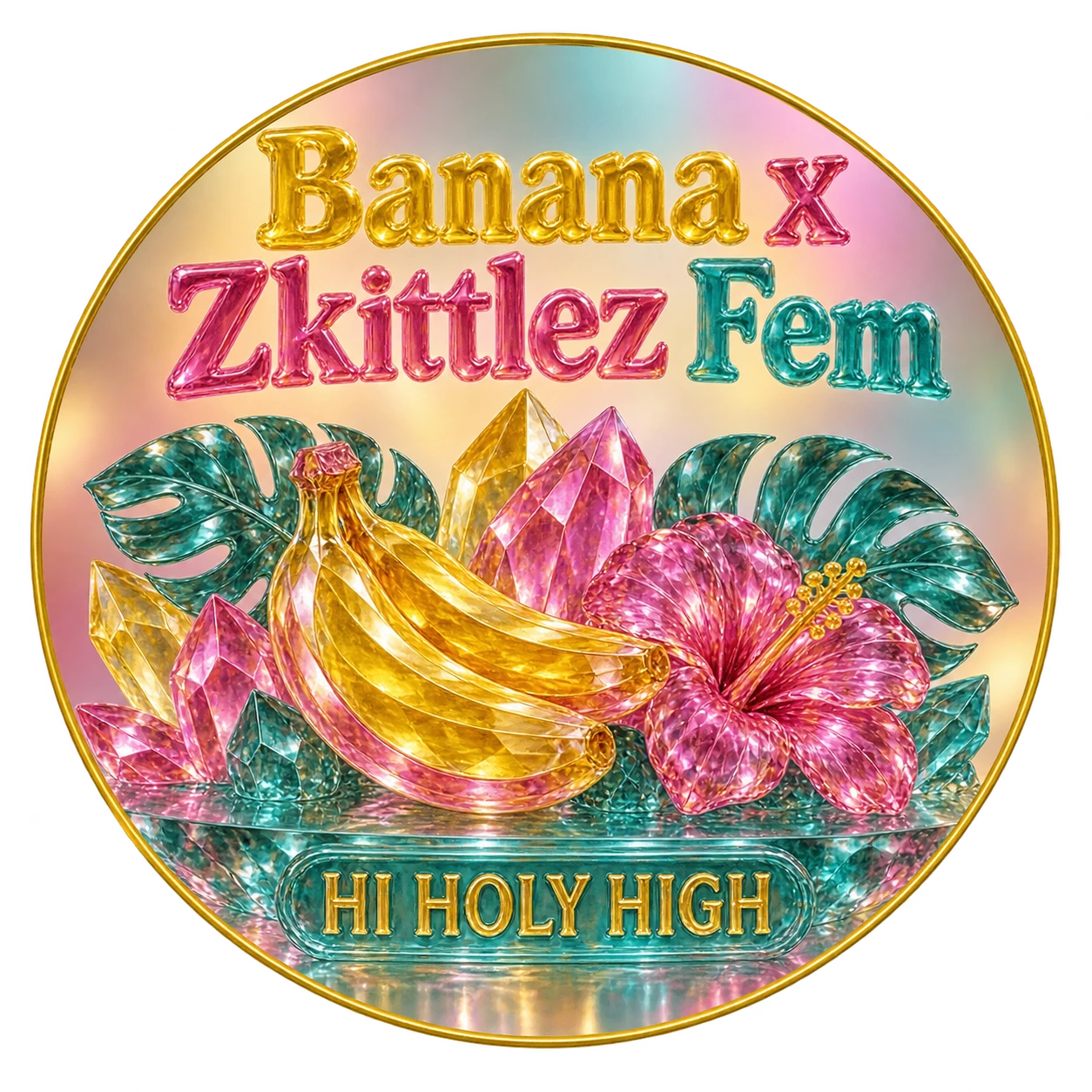 Arte provisional A-R1 · Banana x Zkittlez Fem
