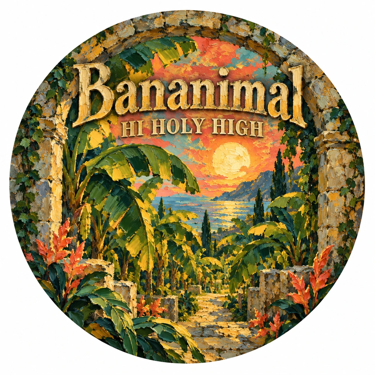 Arte provisional A-R1 · Bananimal