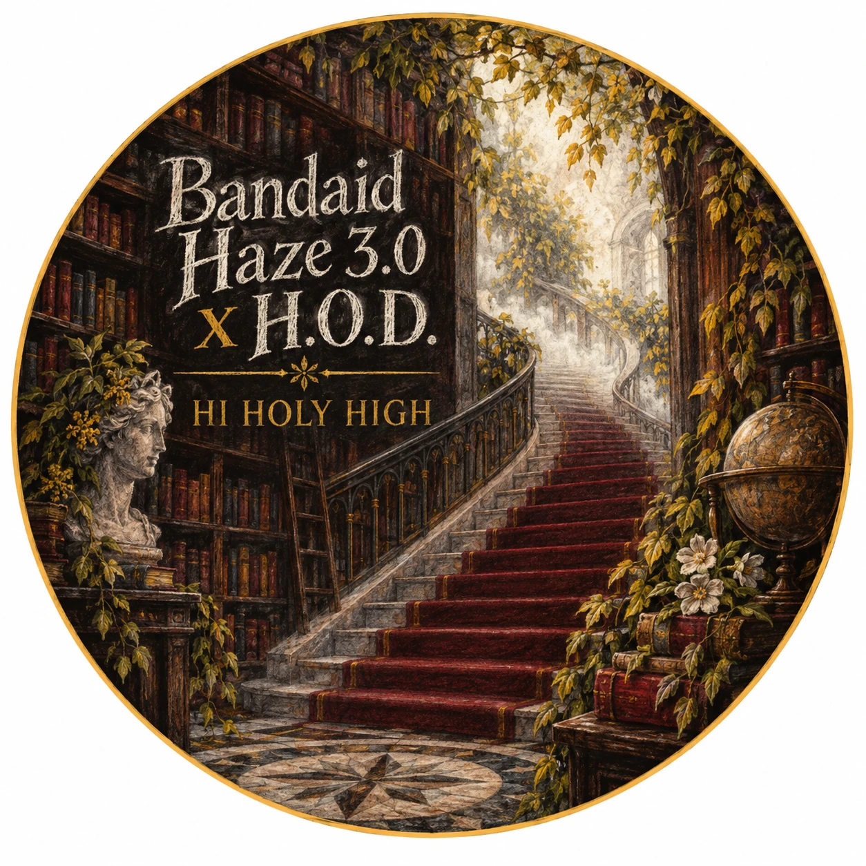 Arte provisional A-R1 · Bandaid Haze 3.0 x H.O.D.