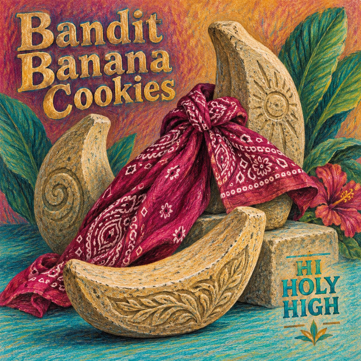 Arte provisional A-S1 · Bandit Banana Cookies