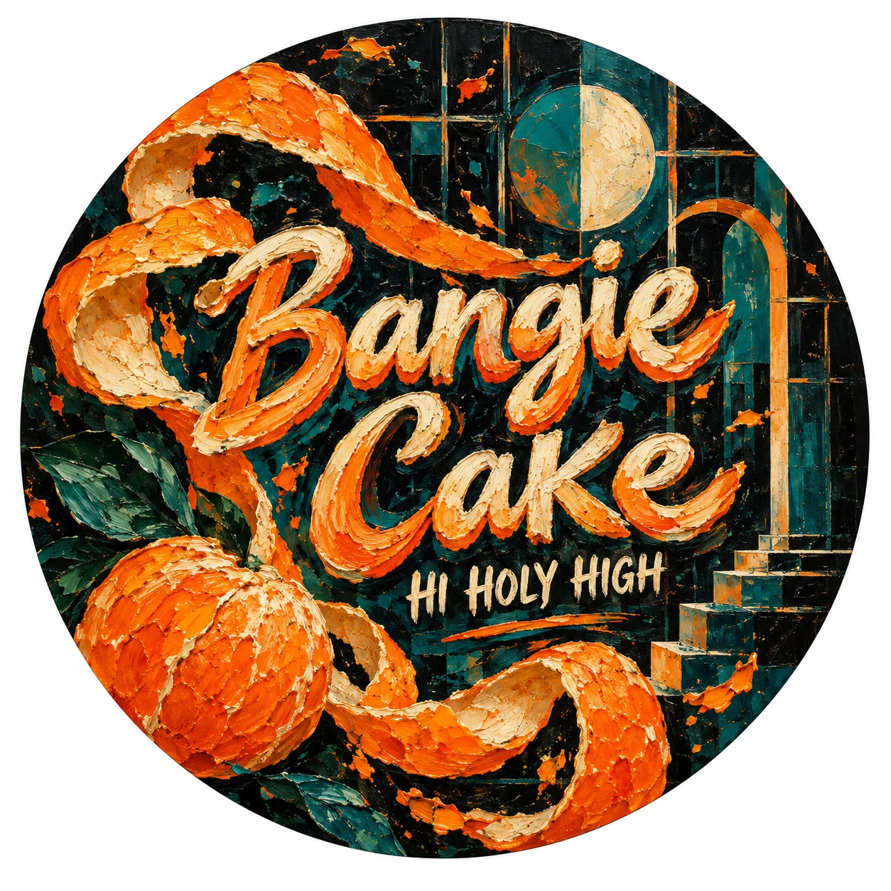 Arte provisional A-R1 · Bangie Cake